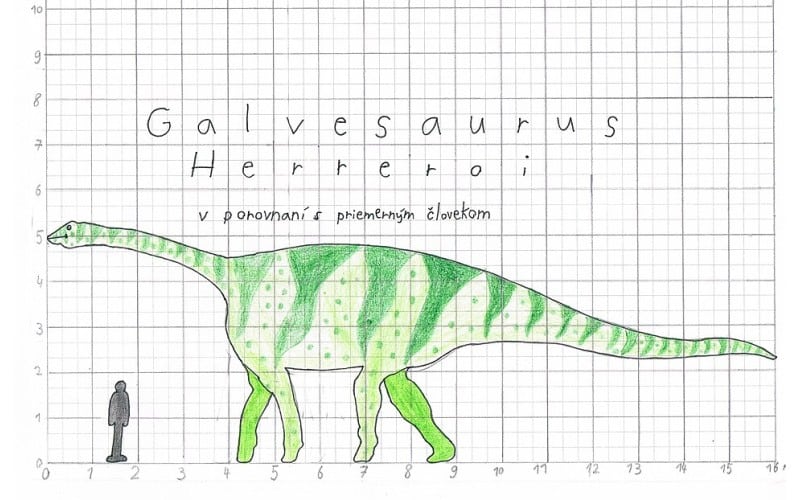 Galvesaurus size